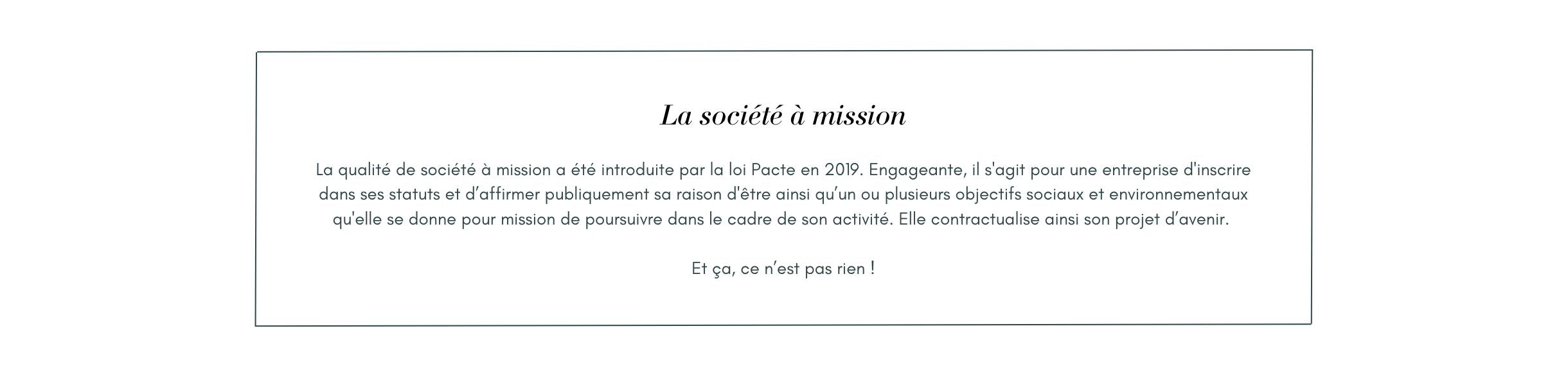 Euphrosyne est une société à mission
