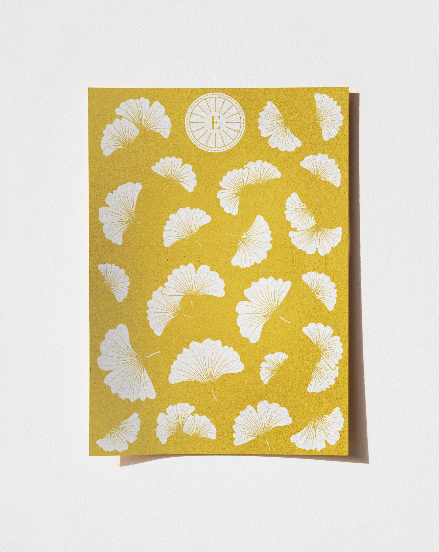 Stickers réfléchissants pour le vélo motif Gingko Or - euphrosyne