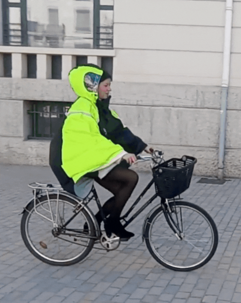 Équipements encombrants et pas adaptés au vélo - euphrosyne